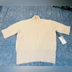 NWT Bailey 44 Soft Fuzzy Mock Neck Sweater, XS